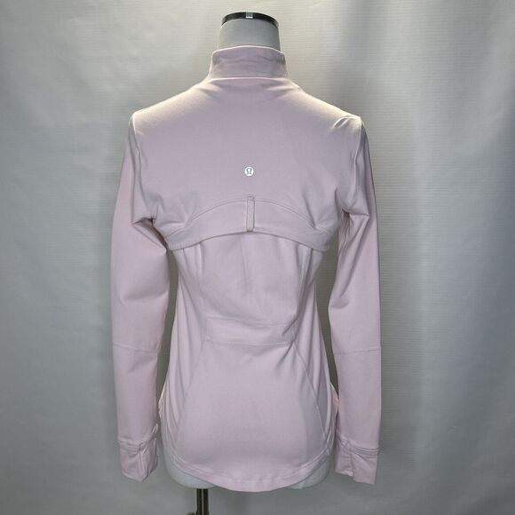 Lululemon DEFINE JACKET Pink With Black Zipper Size 8 Athletic Fit - Picture 3 of 11
